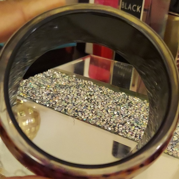 Pink leopard bangle - Picture 2 of 2